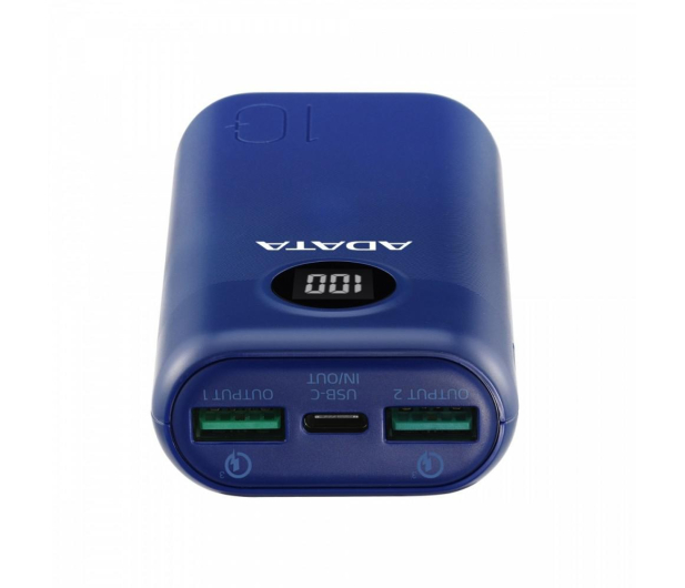 ADATA Power Bank P10000QCD 10000mAh granatowy - 1055693 - zdjęcie 3